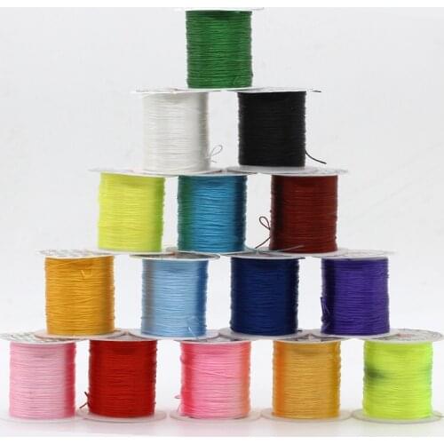 2p 1mm Assorted Strong Stretchy Elastic Crystal String Cord For DIY Bracelet Necklace Jewelry Making Beading Rope Fishing Thread