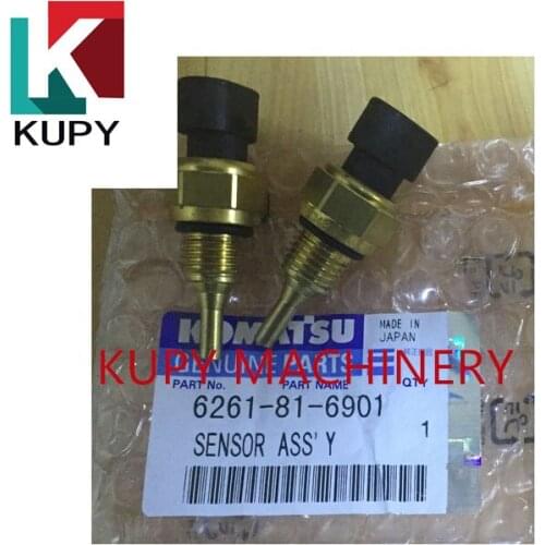 KUPY TOP Quality PC240-8 excavator water temperature sensor 6261-81-6900