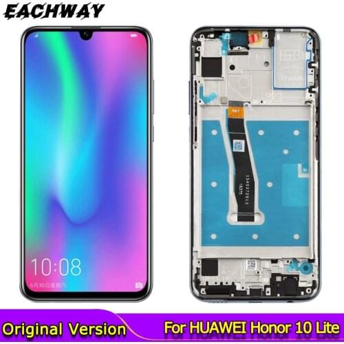 100% New Lcd For Huawei Honor 10 Lite Display Touch Screen with Frame Wholesale Screen Display For honor 10i Lcd HRY-LX1 HRY-LX2
