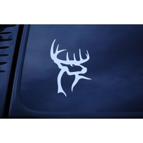 Deer Head Vinyl Sticker Decal Buck Hunting Truck sticker