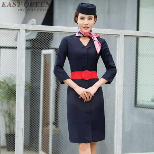 Flight stewardess uniform sexy stewardess costume DD1308