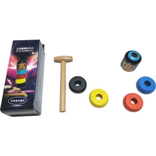 Puzzle Doll Immortal Daruma Can't Break The Little Wooden Man Funny Tumbler Children Novelty Funny Toys Halloween Serviceable