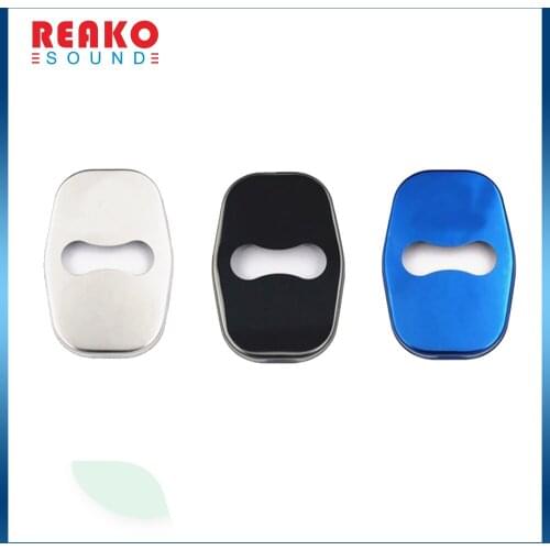REAKOSOUND Door Lock Decoration rust protection Stainless Steel Plastic Cover for Citroen C1-C8 C4L DS3 DS4 DS5 DS5LS DS6