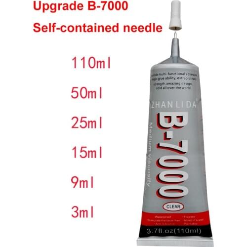 B-7000 glue 3ml 15ml 25ml Multi Purpose Glue 50ml 110ml Adhesive Epoxy Resin Diy Crafts Glass Touch Screen PVC Super glue B7000