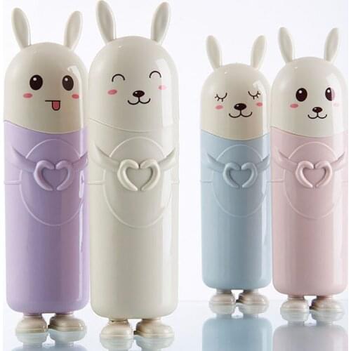 Cartoon Rabbit Toothbrush Storage Box Outdoor Travel Camping Toothbrush Case Cover Bathroom Toothbrush Storage Organizer