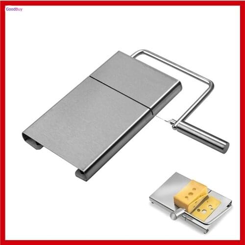 New Food Grade Stainless Steel Baking Cheese Butter Cutter Divider Ham Sausage Foie Gras Cutter Slicer