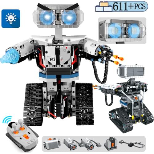2020 NEW SEMBO City Remote Control Intelligent RC Robot Building Blocks Creator Weapon Technical Car Brick Toy For Children