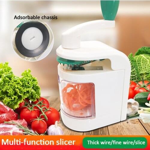 2021 New 5in1 Salad Cutter Rotary Switch Blade Hand Chopper Screw Planer Vegetable Mandoline Slicer Chopper vegetable slicer