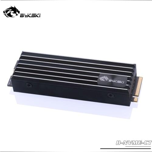 Bykski M.2 NVMe Heatsink for 2280 M.2 NVMe SSDs /Metal armor effective passive cooler