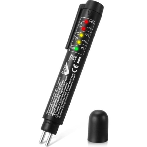 Car Brake Fluid Liquid Tester Pen For Audi A4 B5 B6 B8 A6 C5 A3 A5 Q5 Q7 For BMW E46 E39 E90 E36 E60 E34 E30 F30 F10 X5 E53 F20