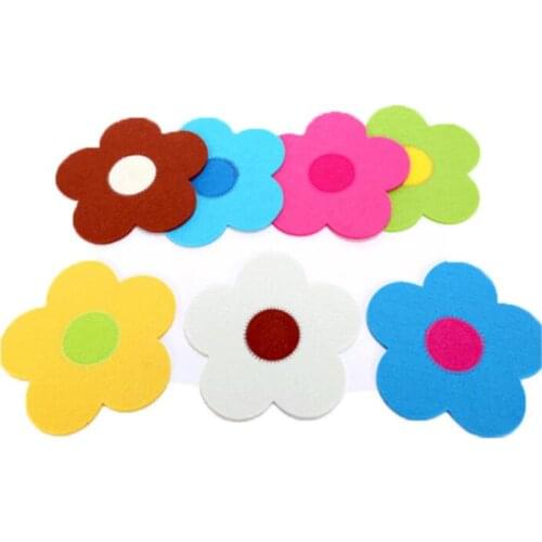 Silica gel flower shape anti-skid, anti scalding and heat insulation tea cup pad easy to clean LX1722