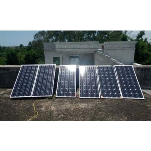 Solar Panel 600w Photovoltaic Panel 100w 12v 6 Pcs Monocrystalline Portable Solar Battery Charger Street Light LED Car Caravan