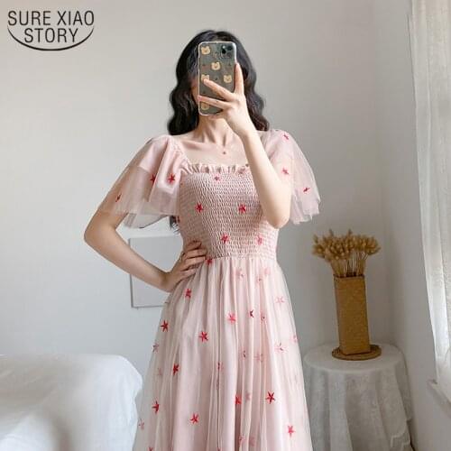 SURE XIAO STORY Summer Short Sleeve Dresses