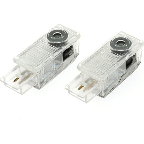 LED Car Door Welcome Light For Mercedes Benz W203 W240 R171 R199 C SLK CLK SLR Class AMG Emblem Laser Projector Lamp Accessories