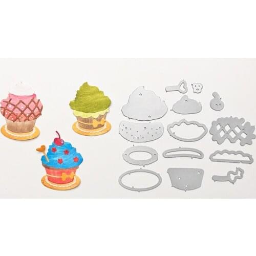 Cake Metal Cutting Dies Silver Stencil For Scrapbooking Album Photo Paper Cards Crafts New 2019 Decorative Embossing