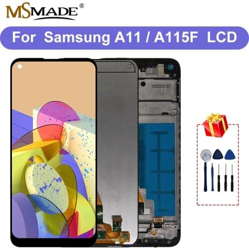 Original For Samsung Galaxy A11 Display A115F A115F/DS LCD Display Touch Screen Digitizer Replacement Parts For Samsung A11 LCD