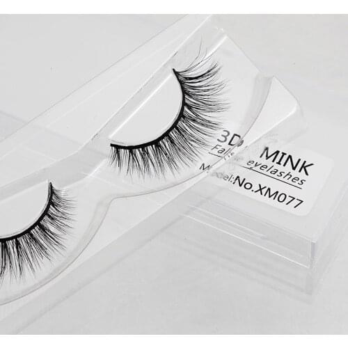 1 Pair of Handmade Real Horse Hair Winged Thick Soft Eye Lashes Natural Long Messy Cross False Eyelashes For Make-up