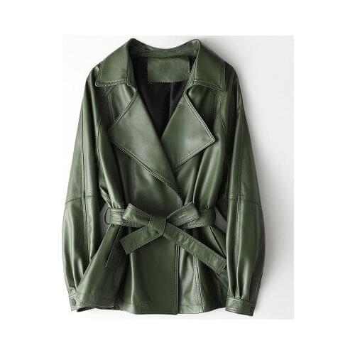 Top brand Fashion 2020 New Genuine Goat Leather Jacket H58 high quality