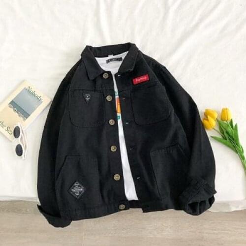 2020 Spring Autumn New Jacket Men Casual Solid Color Slim Fit Fashion Denim Jacket Men Clothes Coat M-3XL