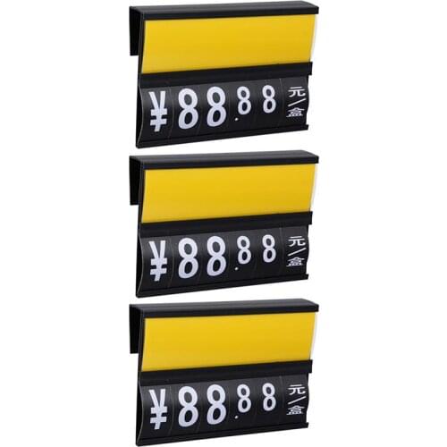 3 Pcs Hanging Price Tag Rack Supermarket Price Tag Erasable Price Tag Rack Supermarket Fruits And Vegetables Hanging Price Tag