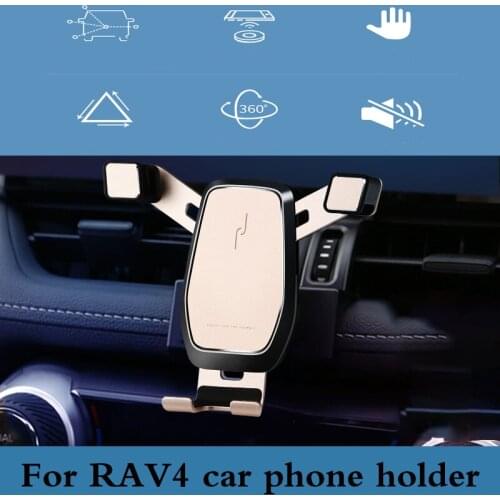 For Toyota RAV4 2016 2017 2018 2019 Car phone holder vent bracket clip Car accessories Car Air Outlet Phone Holder