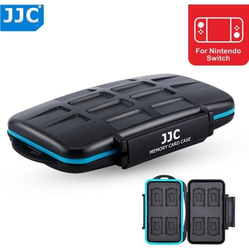 JJC NS Game Video Card Case Memory Cards Bag Micro SD Storage Box Water-Resistant Holder Protector for Nintendo Switch