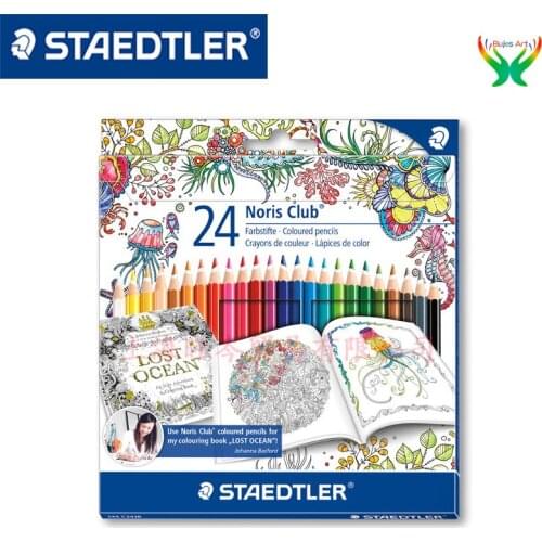 STAEDTLER imported from Germany color pencil 24 color 36 color oil anti - break color lead graffiti painting coloured pencils