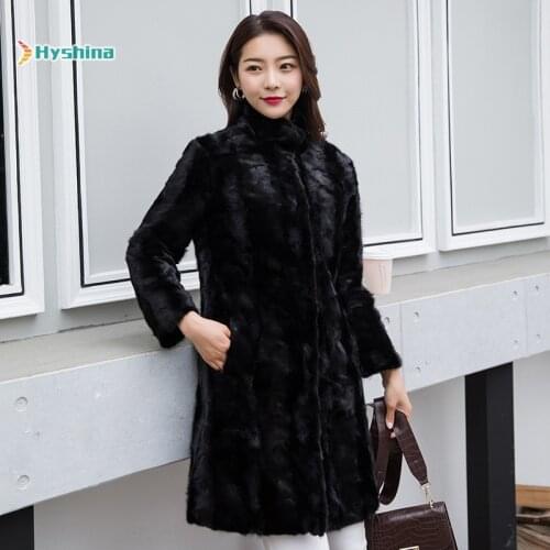 Черные шубы Hyshina China At AliExpress