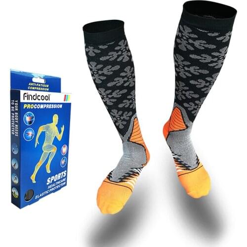 Findcool Compression Socks Men Women,fit for Medical,Athletic,Nurse,Crossfit,Best for Enhance Circulation Muscle Recovery
