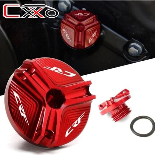 M20*2.5 Motorcycle Engine Oil Filter Cup Plug Cover For Honda CRF450R CRF250R CRF450X CRF150R CRF230F CRF 450 R CRF250X CRF 450R