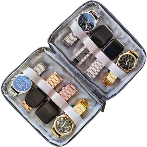 Multifunction Portable Travel Watch Organizer Data Cable Earphone Case Waterproof smart watch box For Men women Anti-drop Boxes