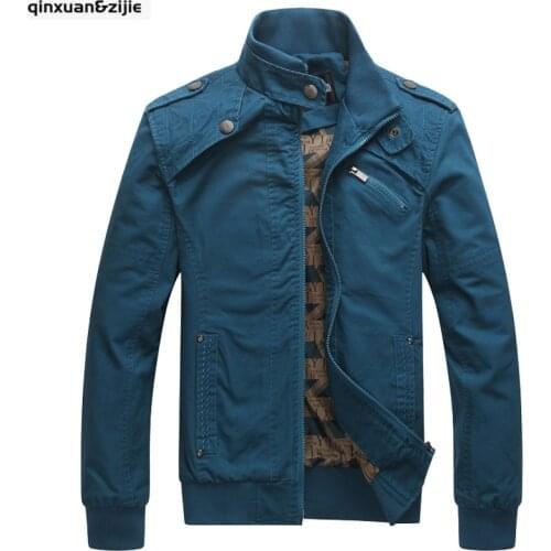 Q&Z New Mens windbreaker Jackets zip up Sports Casual Business Solid Simple Slim Fit Jacket Men Clothing Autumn Winter 2021