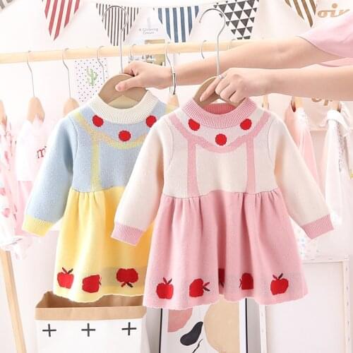 Girls Christmas dress Toddler Dresses for Girls Clothing Autumn Winter Baby Dress Princess Costume Kids Clothes Sweater