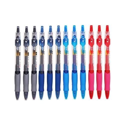 12pcs Gel ink pen M&G R1 classic RollerBall pen 0.5 Tip office and schoole stationery souvenir