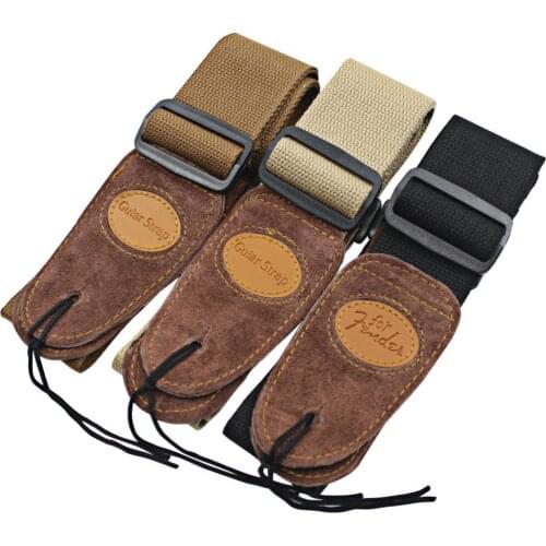Widening Folk Acoustic Electric Guitar Bass Cotton Adjustable Belt Guitar Strap Ukulele Bass Electric Guitar Accessories