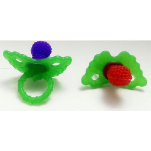 Silica Gel Strawberry Calm yao yao le Maternal and Child Supplies Baby Fruits and Vegetables Music Baby-Crying Pacifier