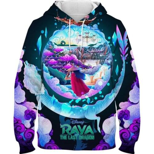 Hoodies Men Women Children Raya And The Last Dragon Sweatshirts 3D Printed Pullover Streetwear Casual Hoody Boy Girl Kids Tops