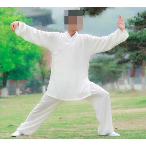 Unisex Kids&Adult 17colors high-grade Linen Wudang tai chi suits kung fu clothing shaolin monk martial arts uniforms taoist robe