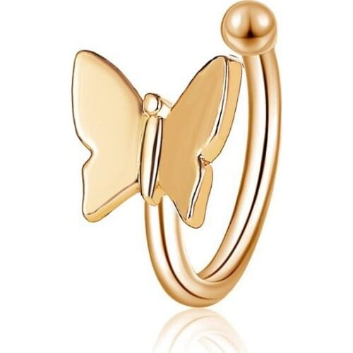 Butterfly Clip Earrings For Women Without Piercing 2020 Female Fashion Jewelry Accessories No Hole Earring Earcuff Non Pierced