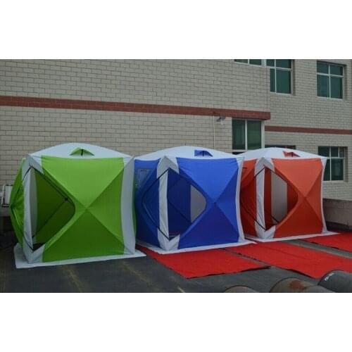 2018 Hot sale Professional Plus size cotton thickening thermal winter keep warm anti heavy wind portable travel ice fishing tent