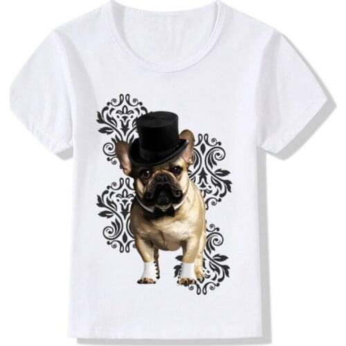 2019 3D Chic Dog Print Funny T-Shirts for Children Boys and Girls Summer Tees Kids Novelty Hipster Pug Tops Baby T-Shirt,ooo2041