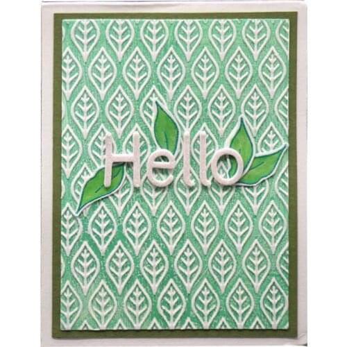 3D Leaves DIY Cutting Dies Scrapbooking Embossing Folder for Album Paper Craft E56C