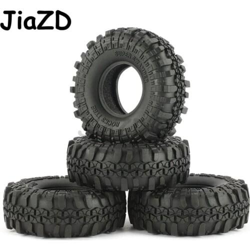 4pcs AX-4020F 1.9 inch 110mm Rock Crawler Tire Wheel with Solid Beadlock Wheel Rim for 1/10 Traxxas AXIAL RC4WD TF2 RC Car ZXZ