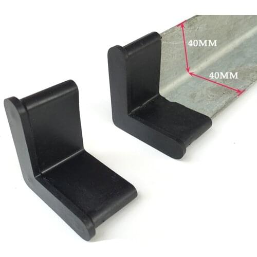 4pcs Rubber triangle iron foot cover pad Storage shelf feet floor Protecter Anti Scratch Furniture Table Chair Leg end cap Socks