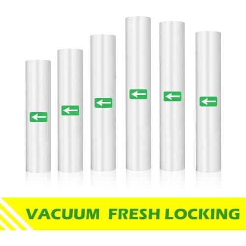 500CM/Roll Sous Vide Roll Bags For Vacuum Packing Machine Packaging Food Storage Vacuum Bags for Vacuum Sealer 6 Sizes