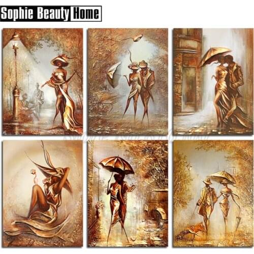 5D DIY Diamond Painting British Lovers In Hat Handicraft Full Rhinestone Diamond Embroidery Mosaic Portrait Wall Decor 204168