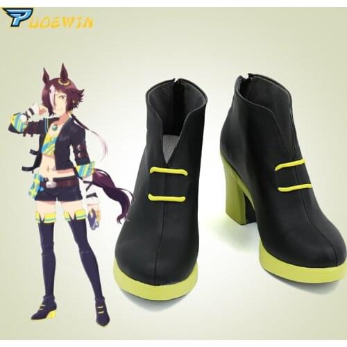 Anime Uma Musume: Pretty Derby Vodka Cosplay Shoes Boots Custom Made