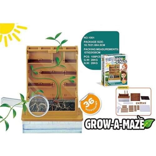 Children Biology Science Experiment toy Plant War Labyrinth Grow a Maze Kit Simulation model STEM Toys Kid Science Teaching Aids