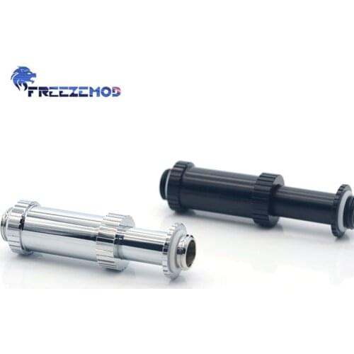 FREEZEMOD Double Male Adjustable 41-69mm Retractable Extender Adapter Male-Male Extension Fitting Thread G1/4 Water Cooler Mod