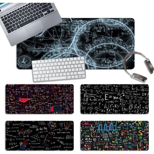 Art Geometric Math formula Mouse Pad Gaming MousePad Large Big Mouse Mat Desktop Mat Computer Mouse pad For Overwatch